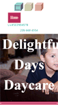 Mobile Screenshot of delightfuldaysdaycare.com
